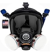 PD-100 Smoke Black Full Face Respirator Mask