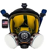 PD-100 Light Amber Full Face Respirator Mask