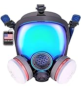 PD-100 Arctic Blue Full Face Respirator Mask