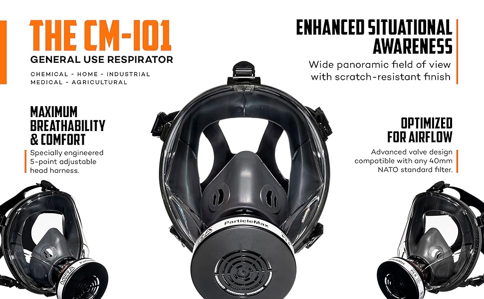 A list of the features and advantages of the CM-I01 with some technical data