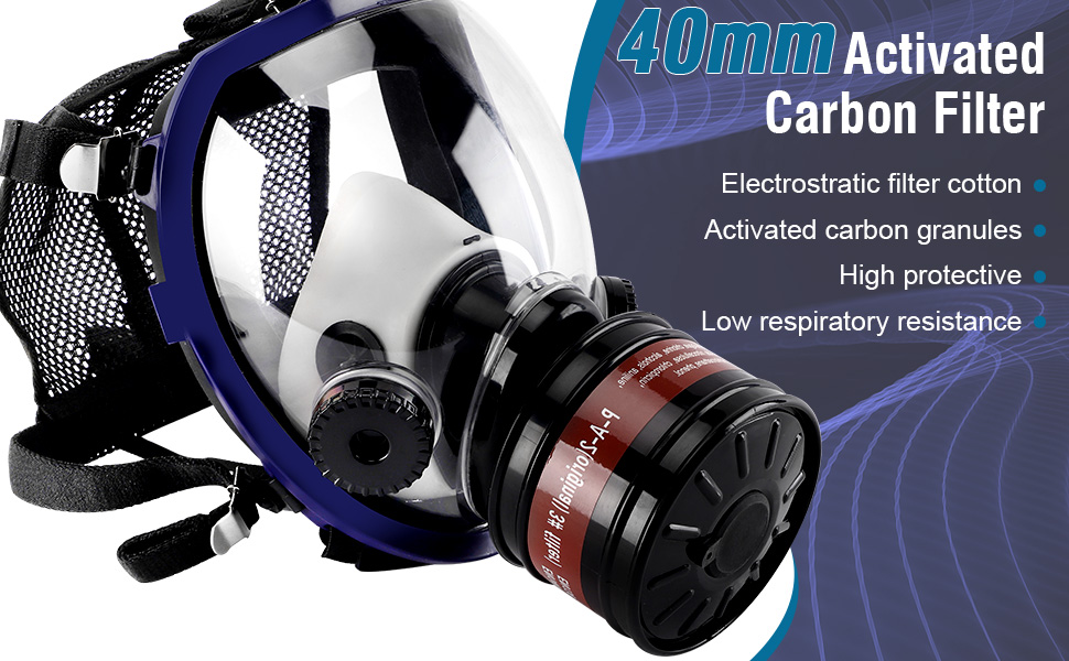 40mm activated carbon filter